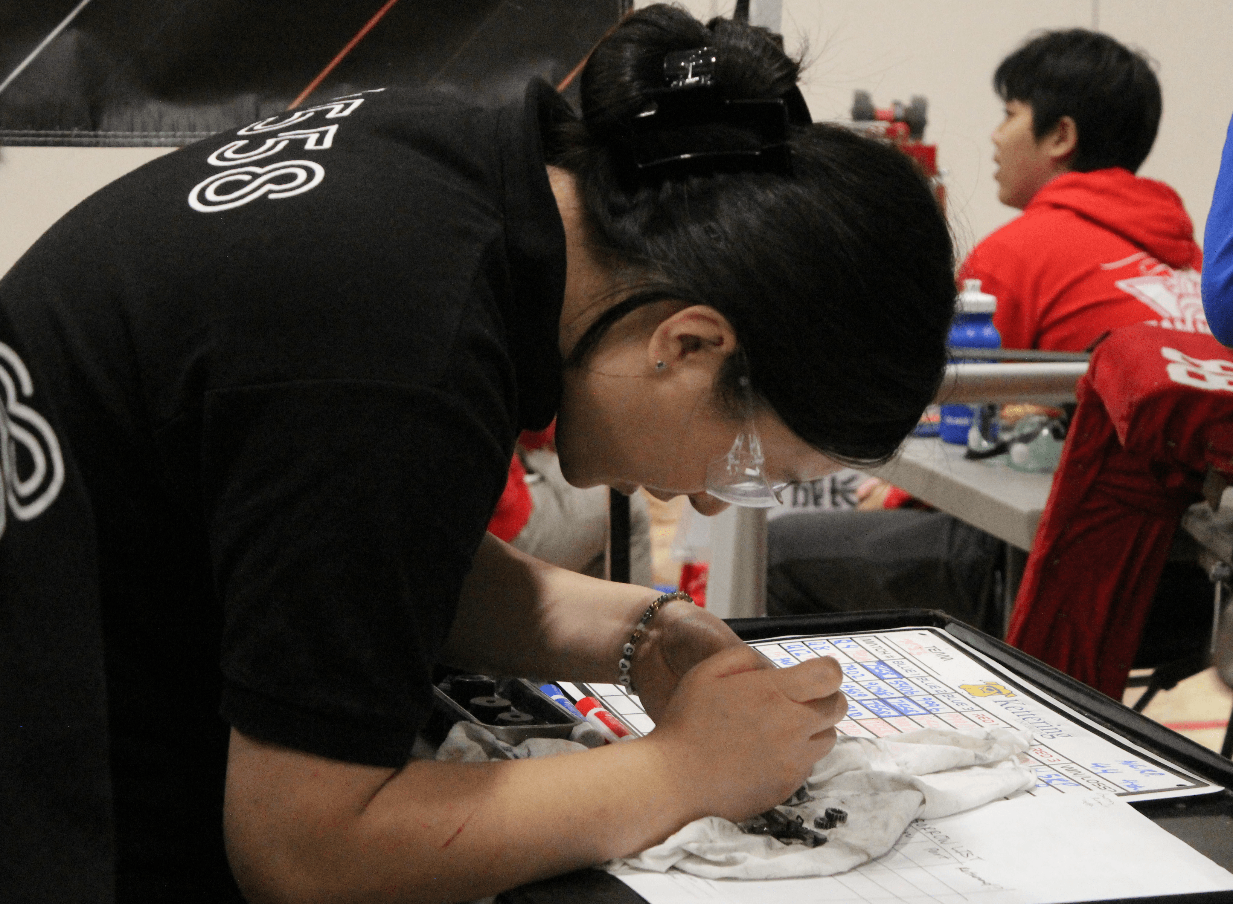 Students designing